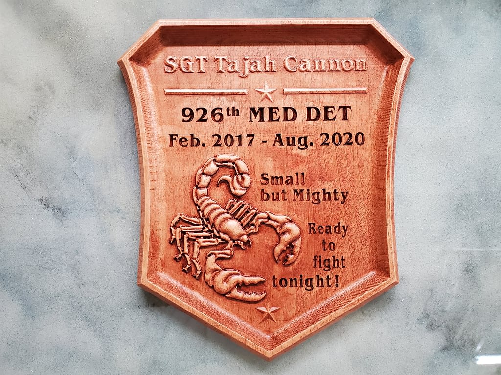 Wood Plaques and Awards Paw Paw Rods Woodworking